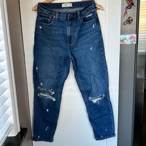 SOLD- Abercrombie and Fitch the Mom High Rise Jeans Size 6/28